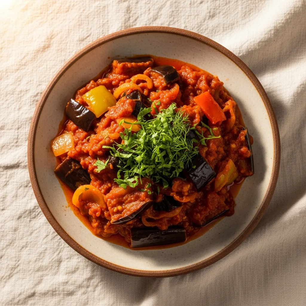 Sauced Eggplant